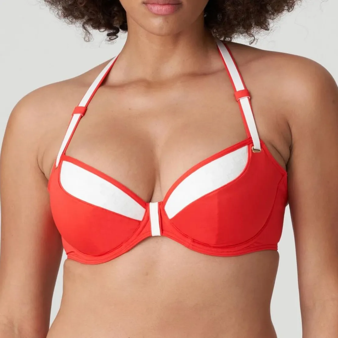 Prima Donna BainBikini plongeant coupe tulipe rouge Prima Donna - ISTRES