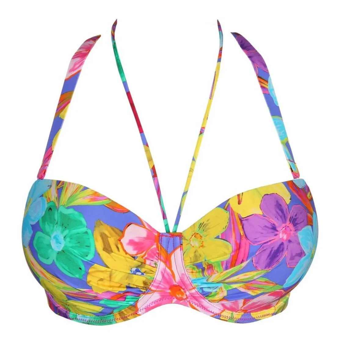 Prima Donna BainHaut de bikini bandeau bleu Prima Donna - SAZAN