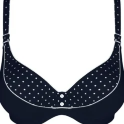 Prima Donna BainHaut de maillot de bain Semi-emboîtant - Bleu - Tequila-imprimé plumetis- TEQUILA