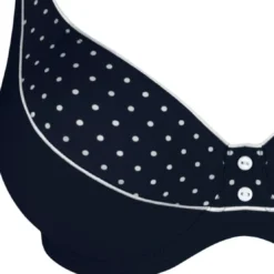 Prima Donna BainHaut de maillot de bain Semi-emboîtant - Bleu - Tequila-imprimé plumetis- TEQUILA