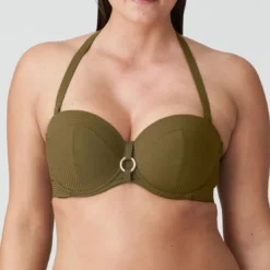 Prima Donna BainHaut de maillot de bain Bandeau - Vert Olive- SAHARA