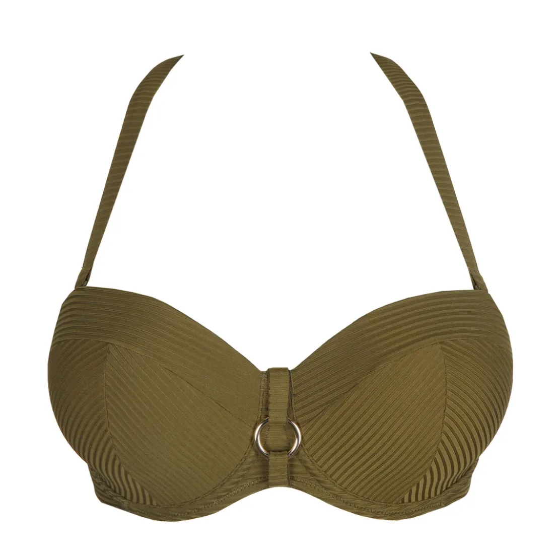 Prima Donna BainHaut de maillot de bain Bandeau - Vert Olive- SAHARA
