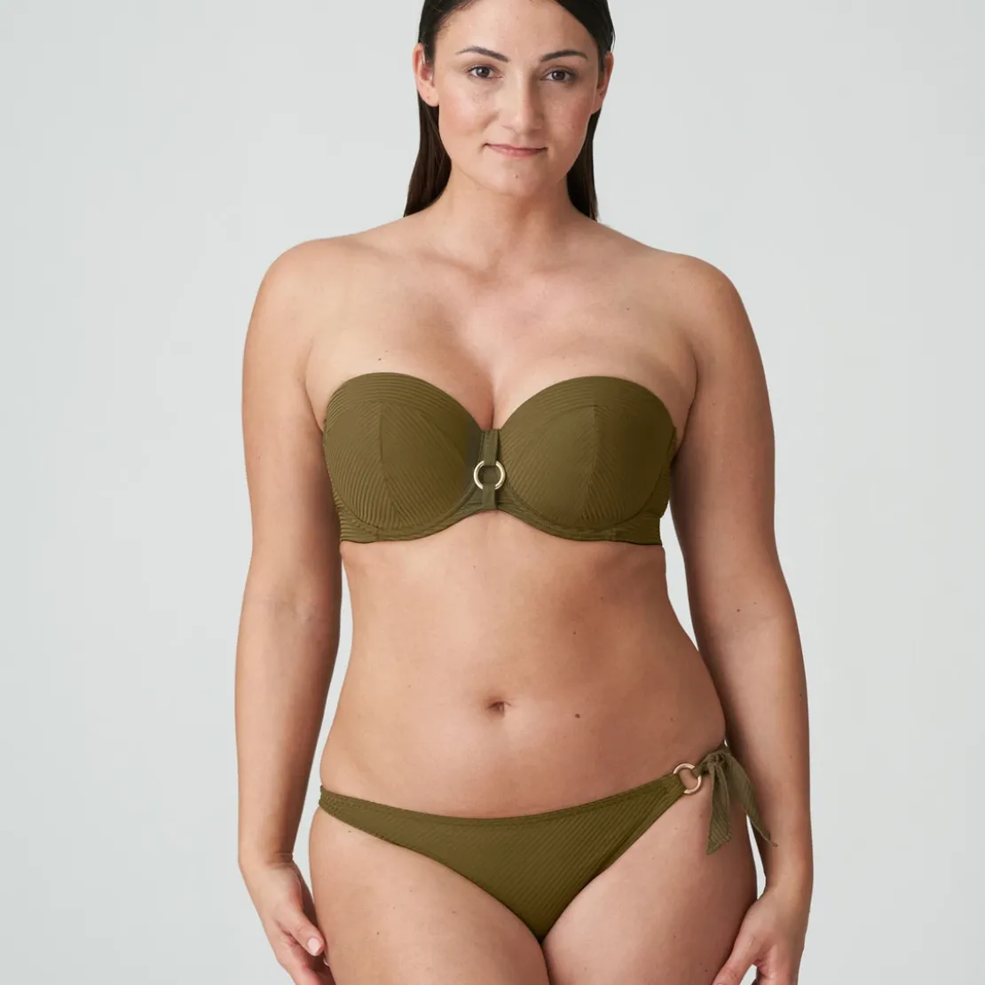 Prima Donna BainHaut de maillot de bain Bandeau - Vert Olive- SAHARA