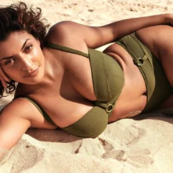 Prima Donna BainHaut de maillot de bain Bandeau - Vert Olive- SAHARA
