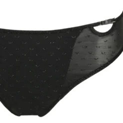 Prima DonnaCulotte brésilienne - Noire Queen Of The Night en nylon- Twist QUEEN OF THE NIGHT
