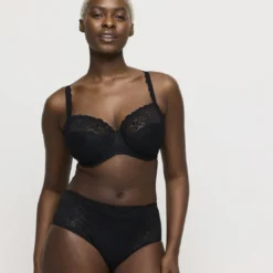 Prima Donnaslip taille haute noir- RUPI