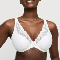 Prima DonnaSoutien Gorge demi-mousse plongeant Rupi naturel blanc- RUPI