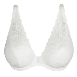Prima DonnaSoutien Gorge demi-mousse plongeant Rupi naturel blanc- RUPI