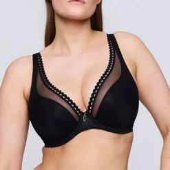 Prima DonnaSoutien-gorge demi-mousse plongeant noir- VIVGIRL ZWART