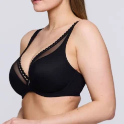 Prima DonnaSoutien-gorge demi-mousse plongeant noir- VIVGIRL ZWART