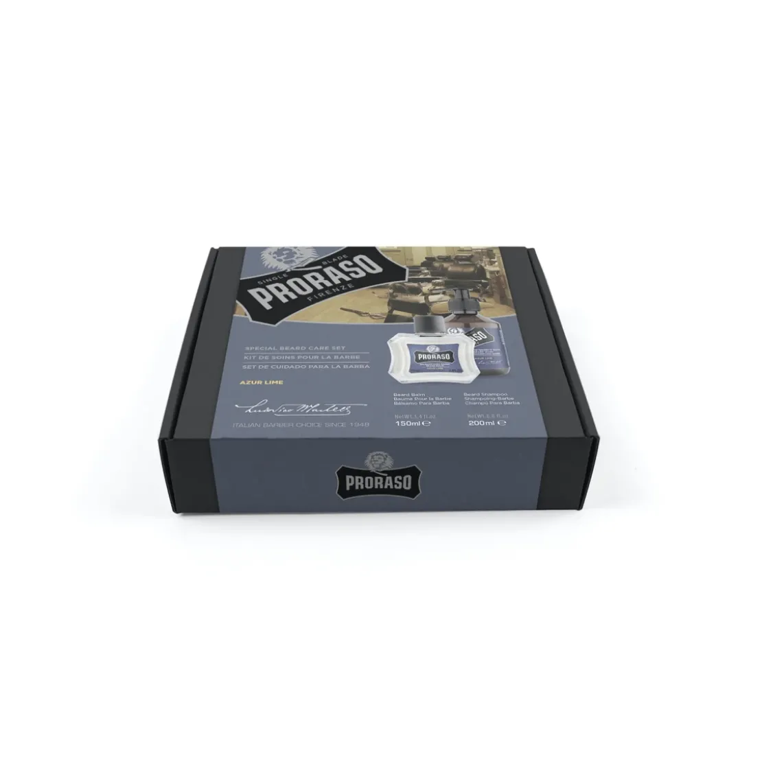 ProrasoPack Barbe Duo Baume + Shampooing Azur Lime