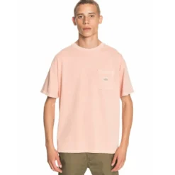 QuiksilverT-shirt manches courtes rose clair en coton
