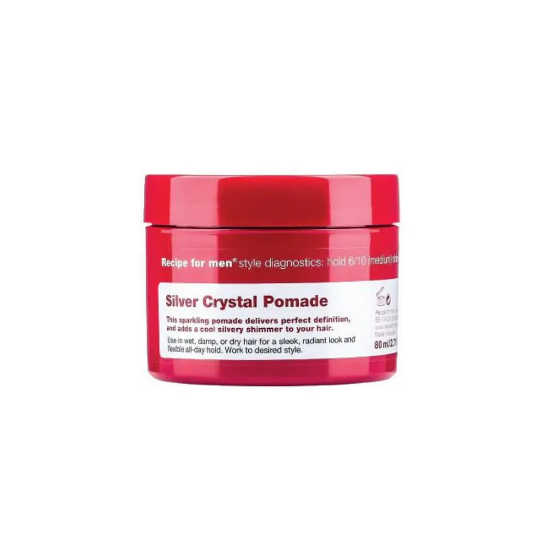 Recipe for MenCrème Coiffante Crystal Argent + Shampooing Nettoyant Profond Pour Cheveux