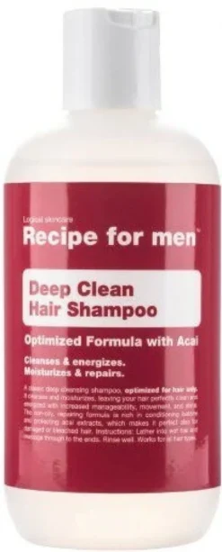 Recipe for MenCrème Coiffante Crystal Argent + Shampooing Nettoyant Profond Pour Cheveux