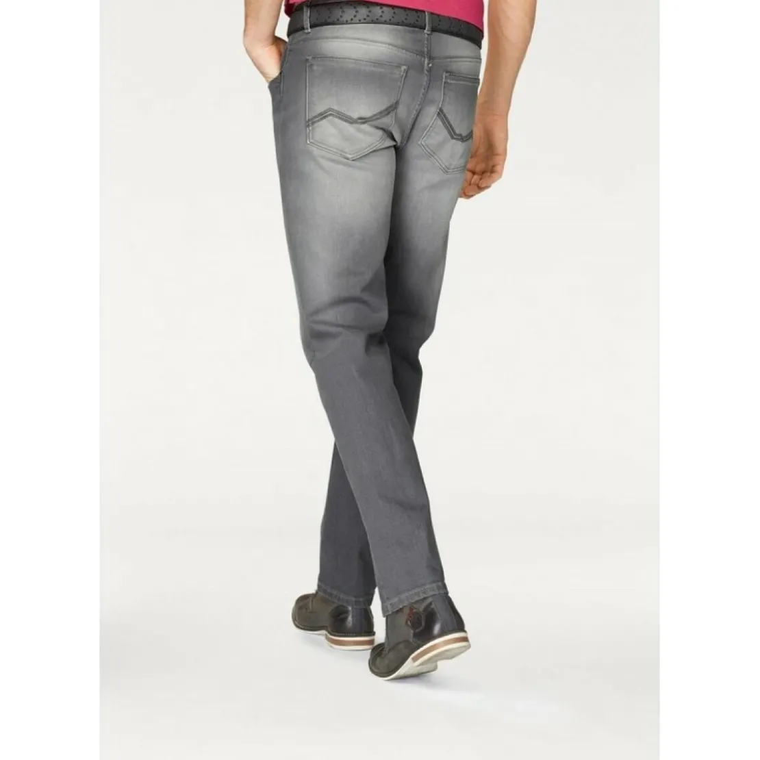 Rhode IslandJean slim 5 poches stretch L32 homme Rhode Island - Gris en coton