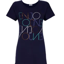Ringella It's For YouTop manches courtes Ringella IT'S FOR YOU night noir en coton