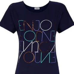 Ringella It's For YouTop manches courtes Ringella IT'S FOR YOU night noir en coton