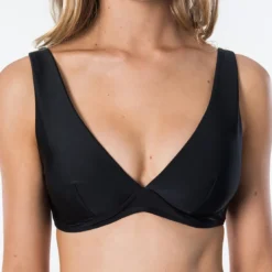 Rip CurlHaut de Maillot de Bain Triangle Armatures Noir Rip Curl- SURF ESSENTIALS ECO