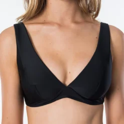 Rip CurlHaut de Maillot de Bain Triangle Armatures Noir Rip Curl- SURF ESSENTIALS ECO