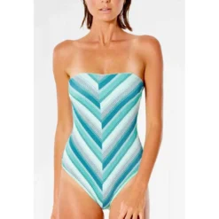 Rip CurlMaillot de bain 1 pièce Bandeau - Bleu Rip Curl- SUN RAYS