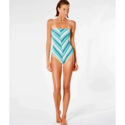 Rip CurlMaillot de bain 1 pièce Bandeau - Bleu Rip Curl- SUN RAYS