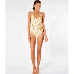 Rip CurlMaillot de bain 1 pièce Classique - Jaune Rip Curl - SUMMER PALM