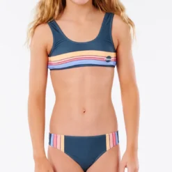 Rip CurlMaillot de Bain 2 Pièces Fille Bleu Rip Curl - GOLDEN