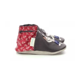RobeezChausson Bebe pour Garçon en cuir bleu marine