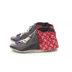 RobeezChausson Bebe pour Garçon en cuir bleu marine