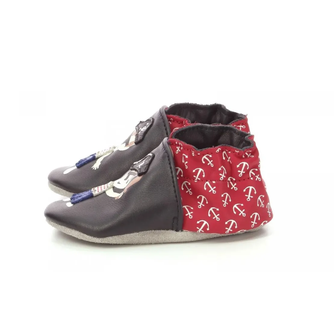 RobeezChausson Bebe pour Garçon en cuir bleu marine