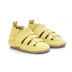 RobeezSalome Bebe Mixte en cuir jaune clair