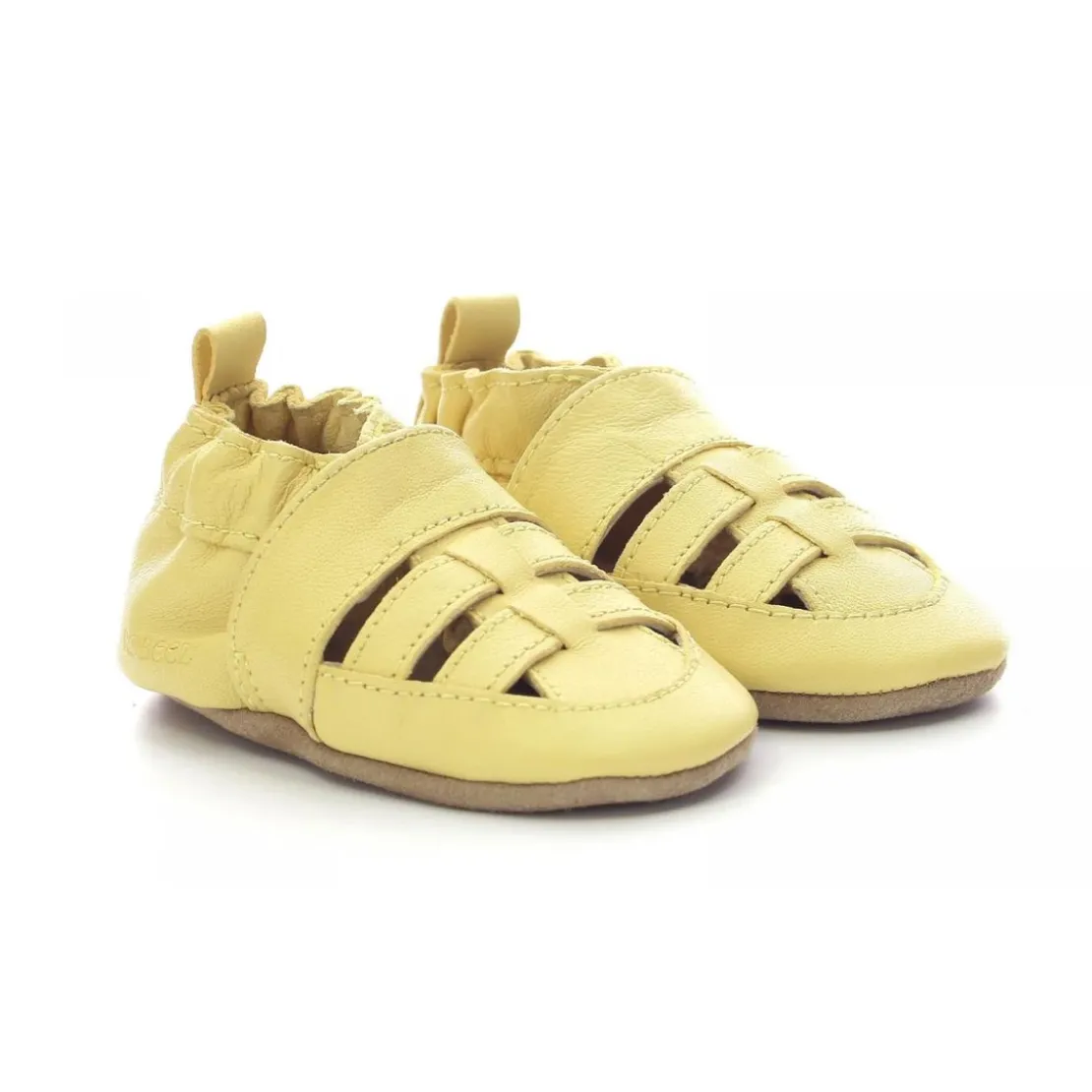 RobeezSalome Bebe Mixte en cuir jaune clair