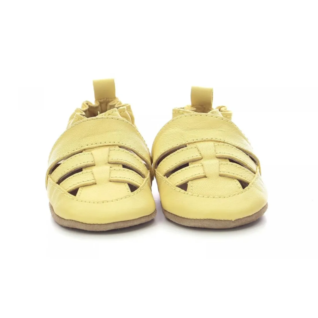 RobeezSalome Bebe Mixte en cuir jaune clair