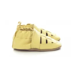 RobeezSalome Bebe Mixte en cuir jaune clair