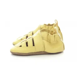 RobeezSalome Bebe Mixte en cuir jaune clair