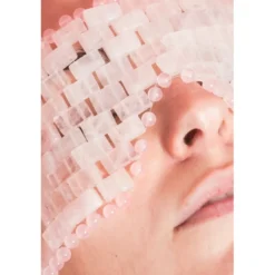 Roll On JadeMasque pour les Yeux Anti-âge en Quartz Rose