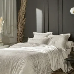 SandersonDrap-housse en Satin de Coton PALMYRE Perle