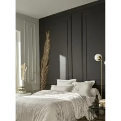 SandersonTaie d'oreiller en Satin de Coton Perle