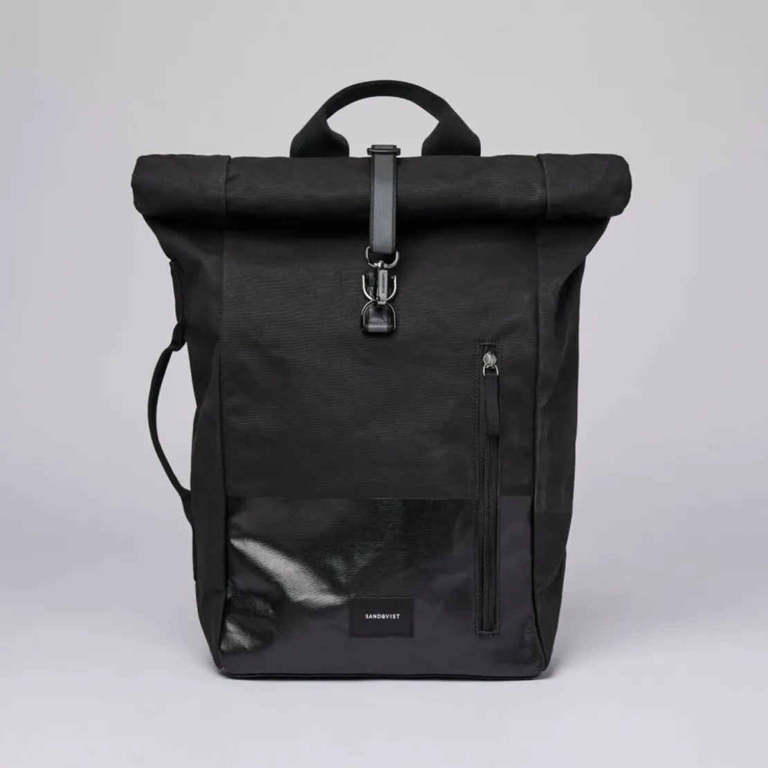SandqvistSac à dos noir en coton DANTE VEGAN