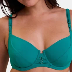 Sans Complexe BainHaut de maillot de bain emboitant avec armatures Moorea - Bleu- Moorea