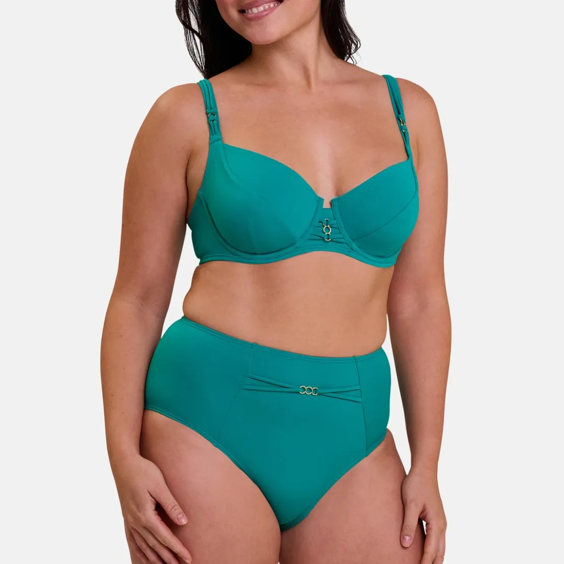 Sans Complexe BainHaut de maillot de bain emboitant avec armatures Moorea - Bleu- Moorea
