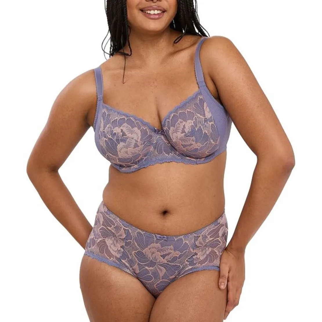 Sans ComplexeCulotte Capucine Gris & Rose Pâle- Capucine
