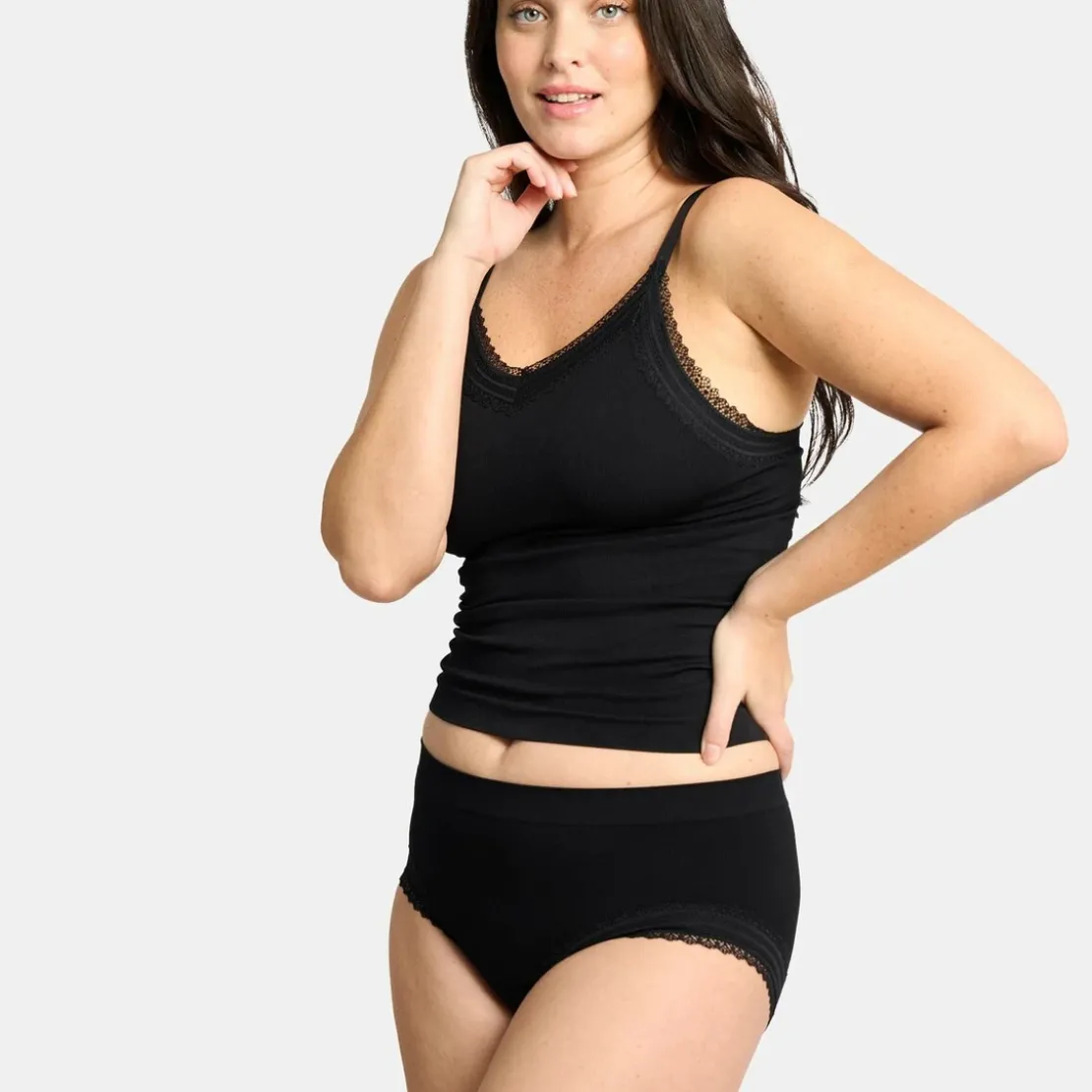 Sans ComplexeShorty maille sans coutures noir - Agathe- Agathe