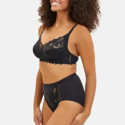 Sans ComplexeSoutien-Gorge Sans Armatures Noir en coton bio- Coton d'Arum