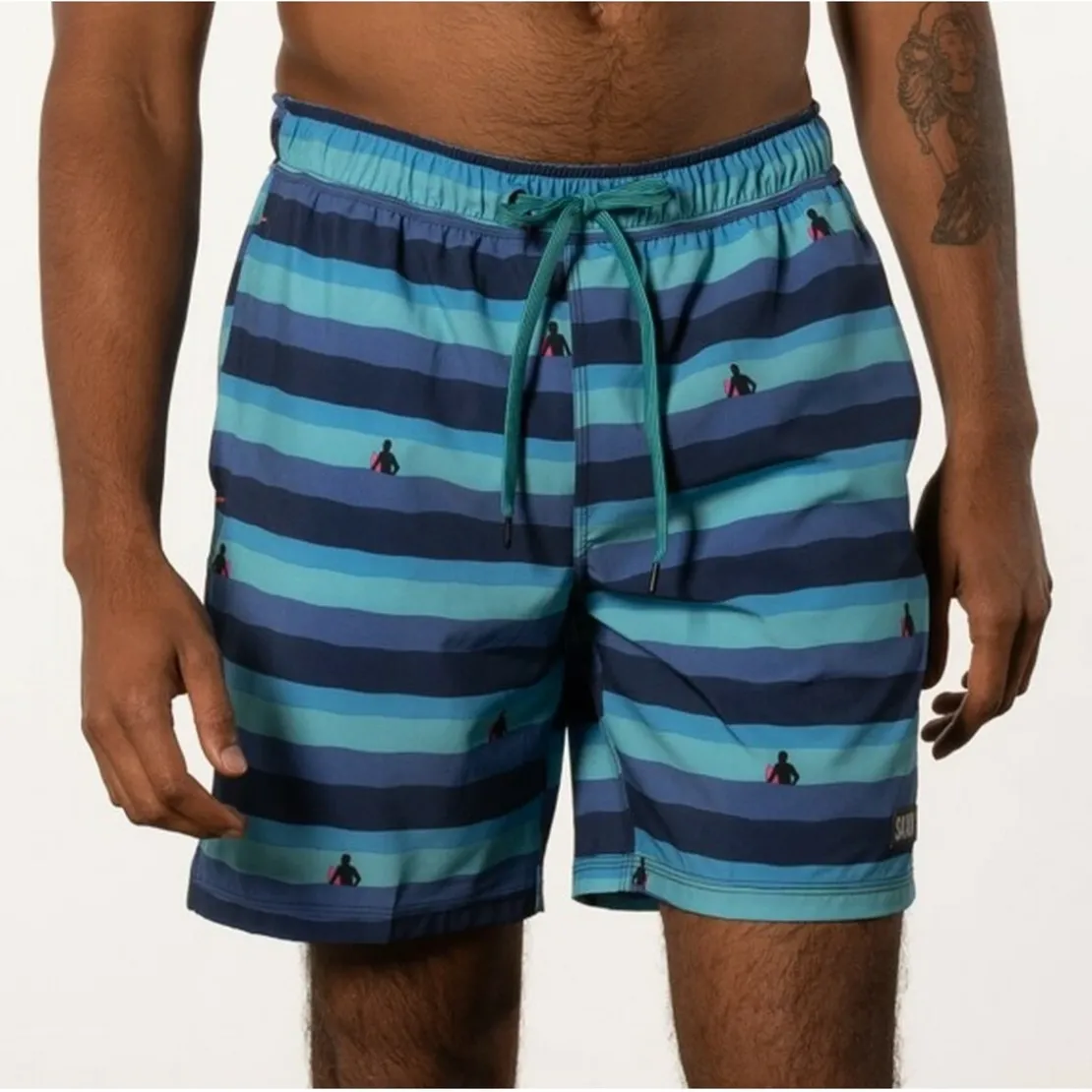 SaxxMaillot de bain Oh buoy 2n1 - Bleu Saxx