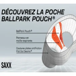 SaxxMaillot de bain Oh buoy 2n1 - Bleu Saxx