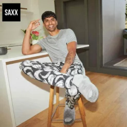 SaxxTee-shirt manches courtes Sleepwalker - Gris en coton modal