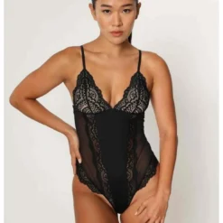 Scandale eco-lingerieBody décolleté Sans Armatures - Noir Scandale eco-lingerie- Sublime