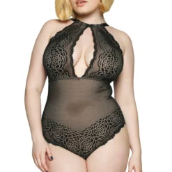 ScantillyBody dentelle stretch sans armatures noir- Indulge Me