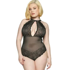 ScantillyBody dentelle stretch sans armatures noir- Indulge Me